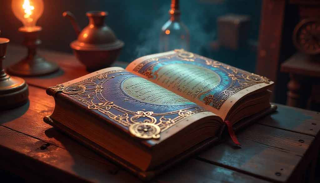 Buka Kitab Keberuntungan di Merlin's Book of Spells dari Reevo